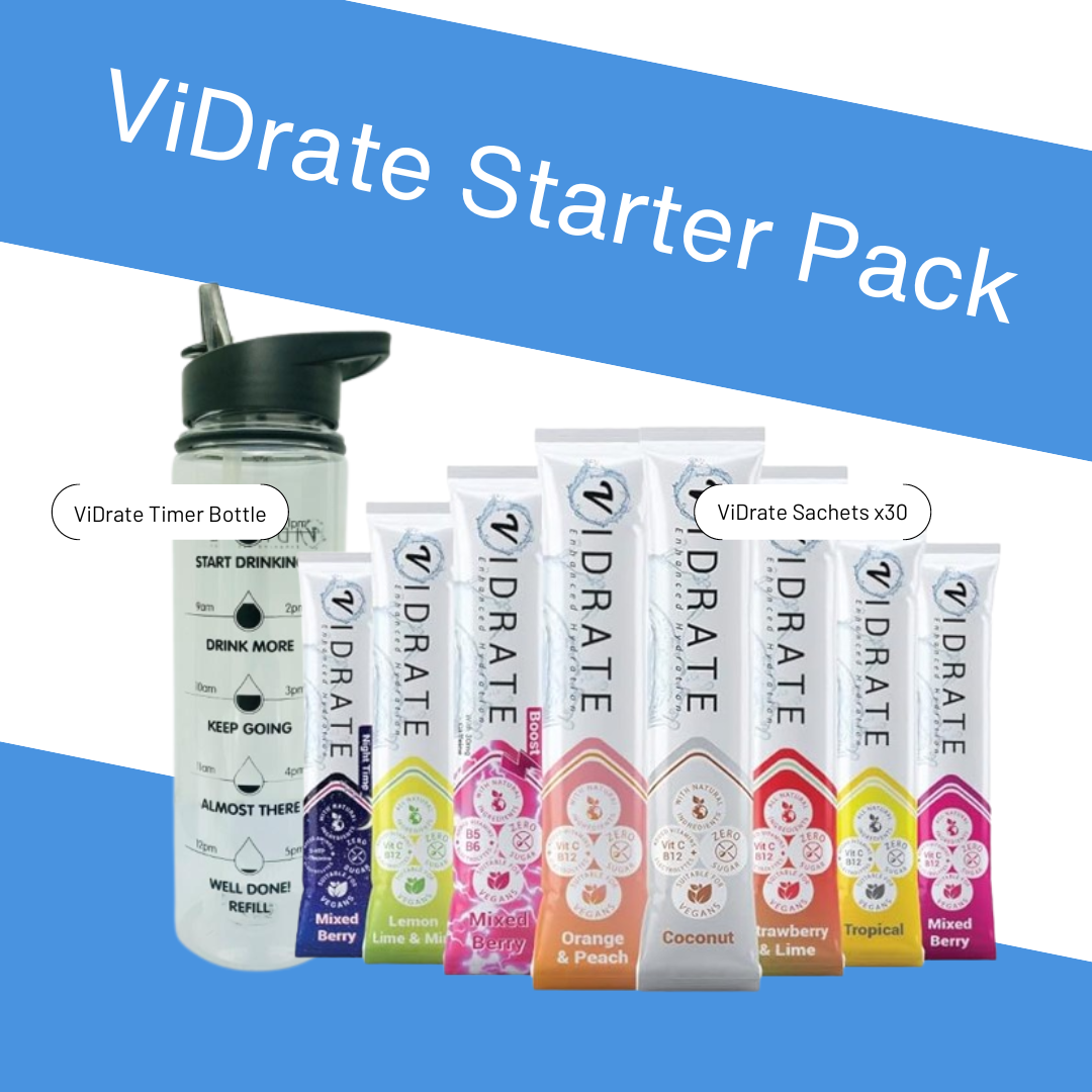 ViDrate Starter Pack (30 Sachets & Bottle)