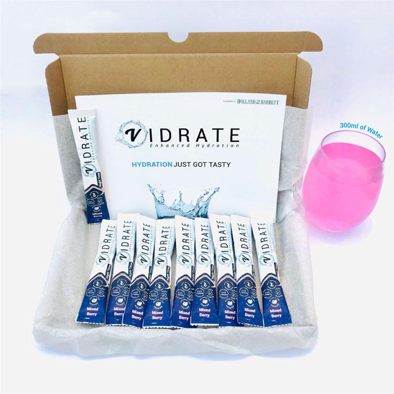 Pregnancy Hydration Packs (No Caffeine) - 30 Pack with FREE ViDrate 8 Pack